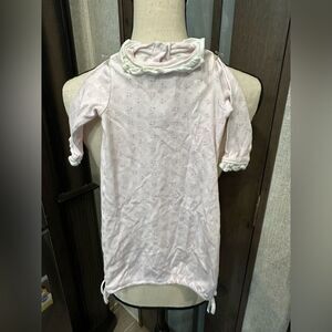 Lila  & Hayes Pink Floral Long Sleeve Gown